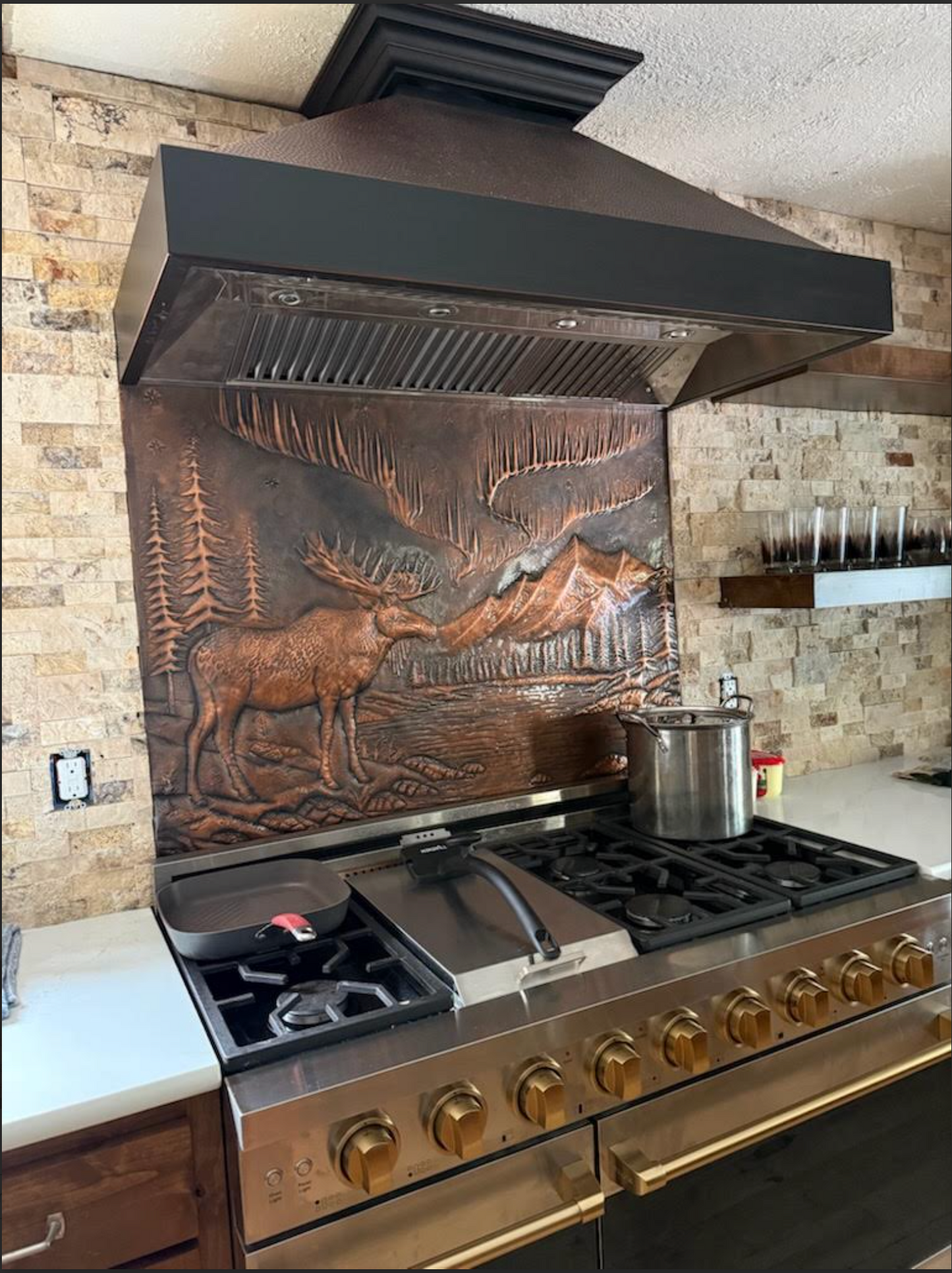 Moose & Canyon Copper Backsplash