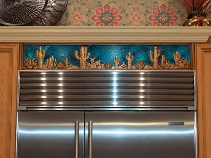 Custom Copper Kitchen Backsplash & Architectural Panels | Your Design, Your Size
