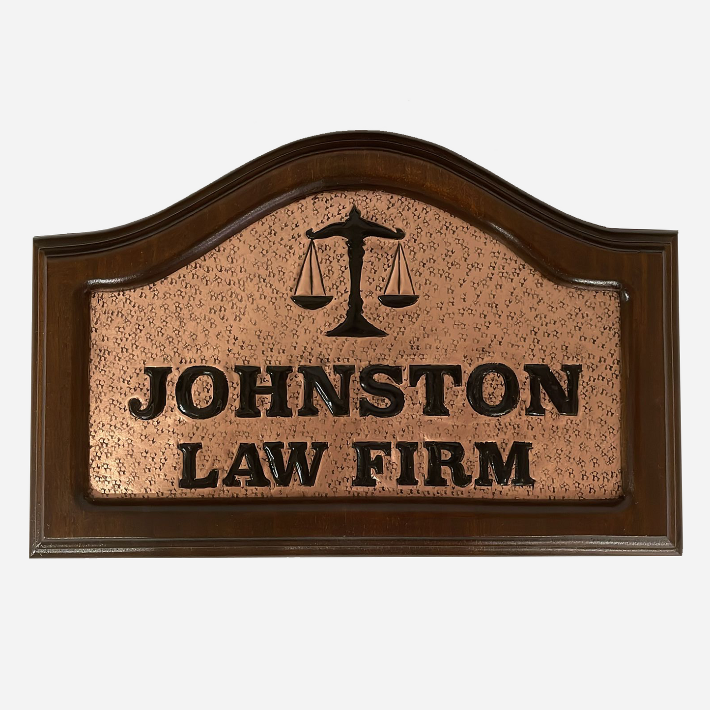 Copper Law Firm Sign - Natuross