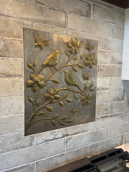 Custom Copper Kitchen Backsplash – Handmade to Your Size & Design