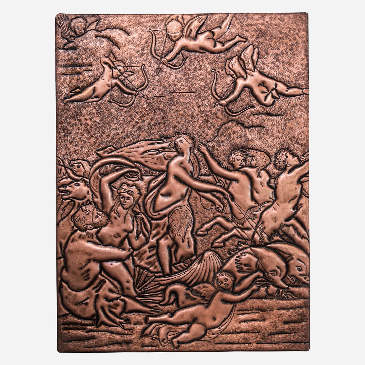 Copper "The Birth of Venus" Wall Art 15.7"x 11.8" - Natuross