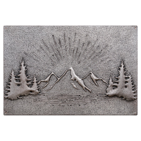 Gray Mountain Sunrise Copper Backsplash