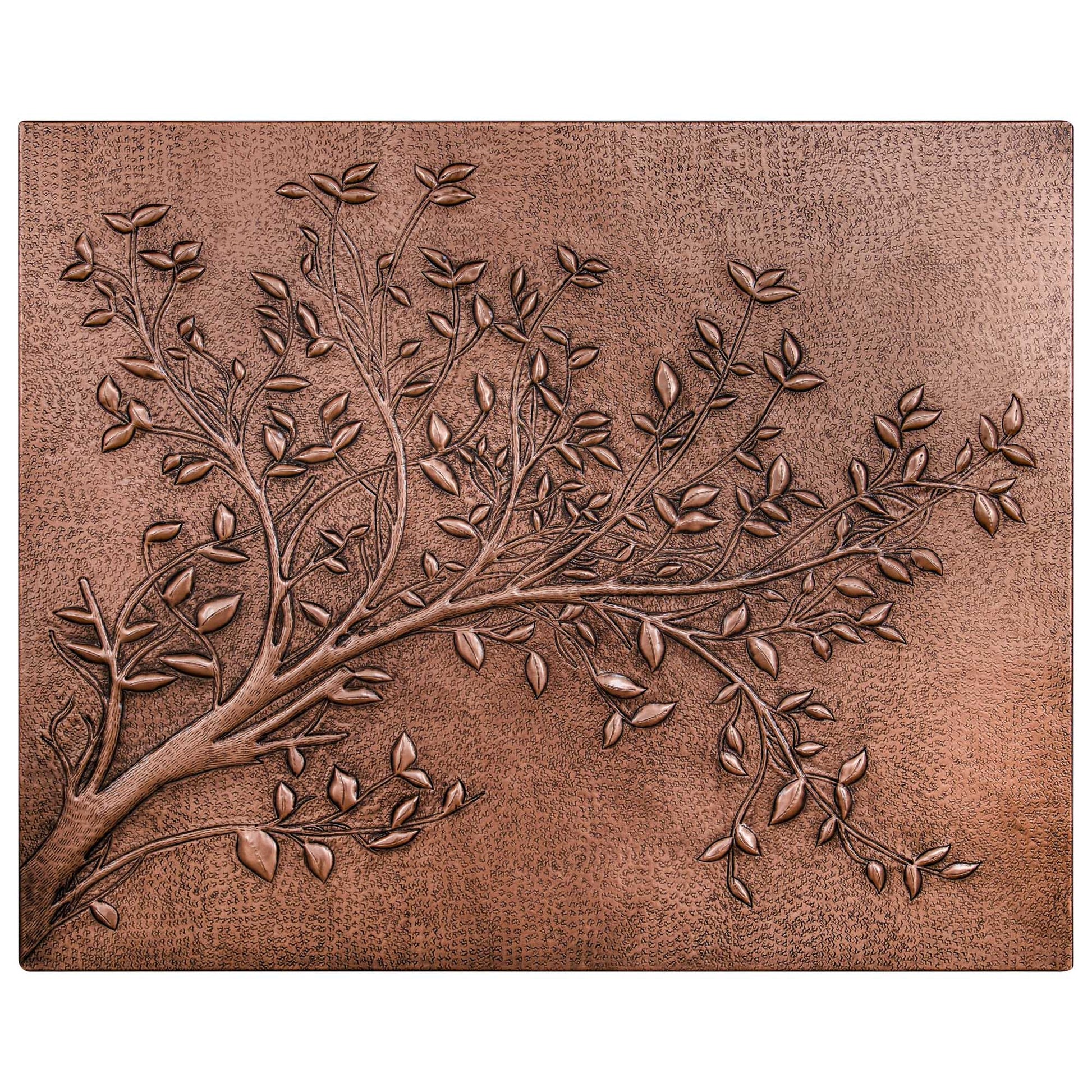 Copper Tree Branches Backsplash | Handmade Rustic Copper Kitchen Wall Art - Natuross