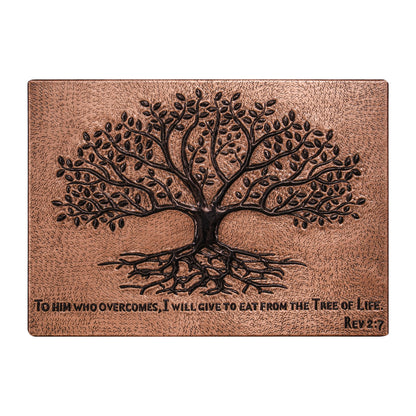 Copper & Black Tree With Roots Backsplash | Handmade Bold Copper Kitchen Backsplash Panel - Natuross