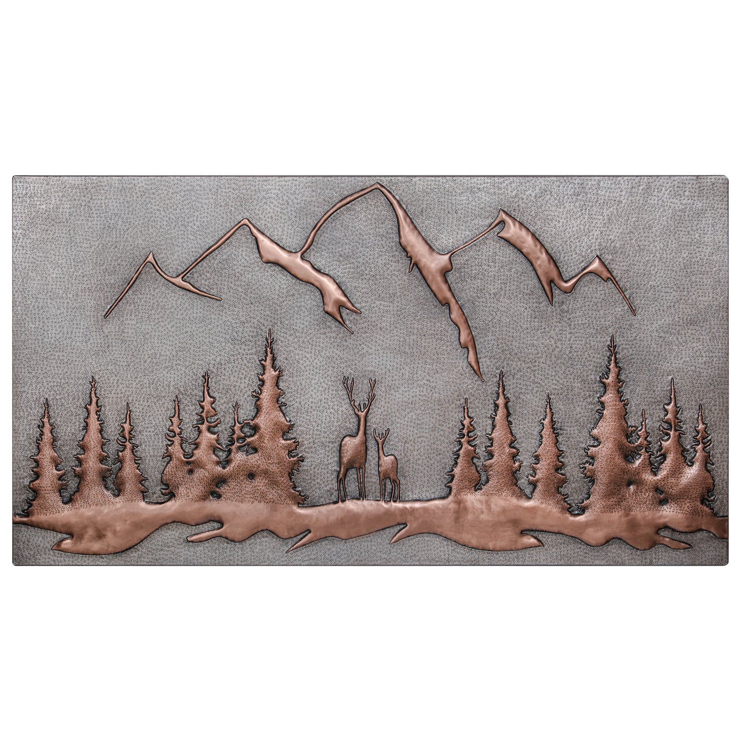Gray & Copper Deer Backsplash