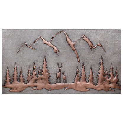 Gray & Copper Deer Backsplash
