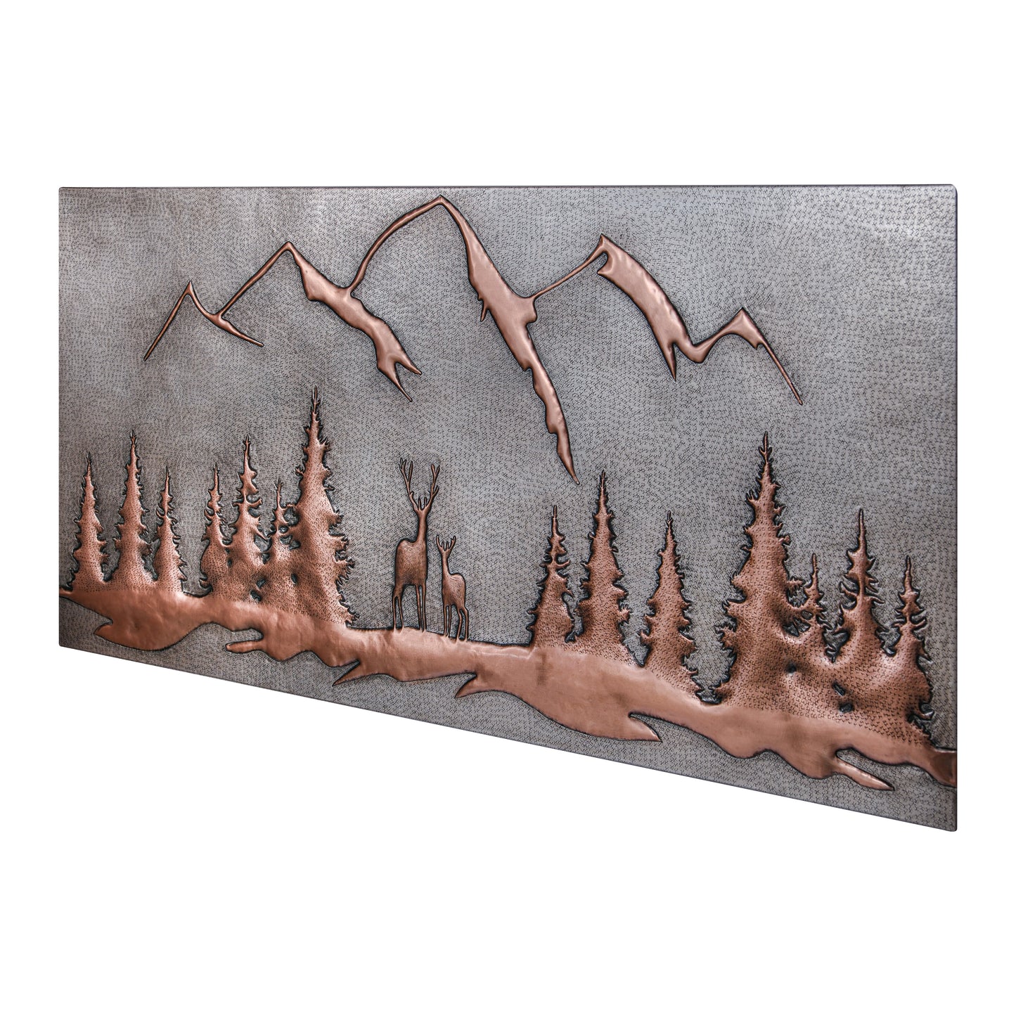 Gray & Copper Deer Backsplash