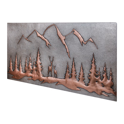 Gray & Copper Deer Backsplash