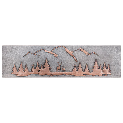 Gray & Copper Deer Backsplash