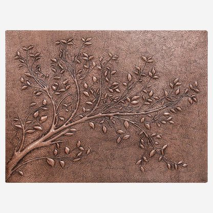 Copper Tree Branches Backsplash | Handmade Rustic Copper Kitchen Wall Art - Natuross