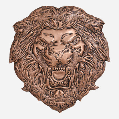 Lion Copper Wall Art