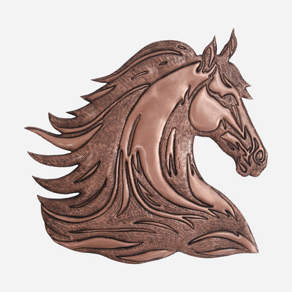 Horse Wall Art Copper Relief