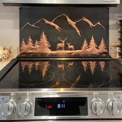 Black Deer Copper Backsplash