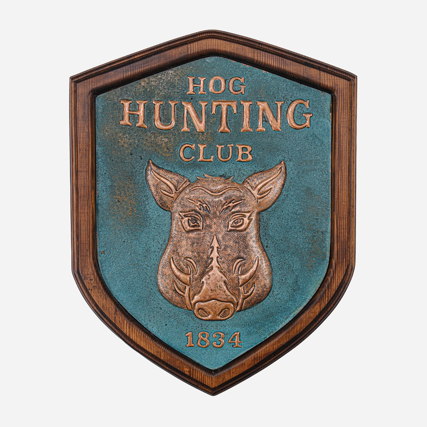 Hunting Club Copper Sign