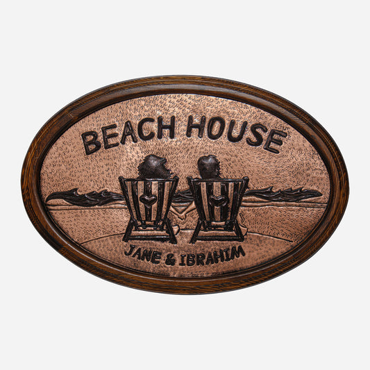 Copper Beach House Sign