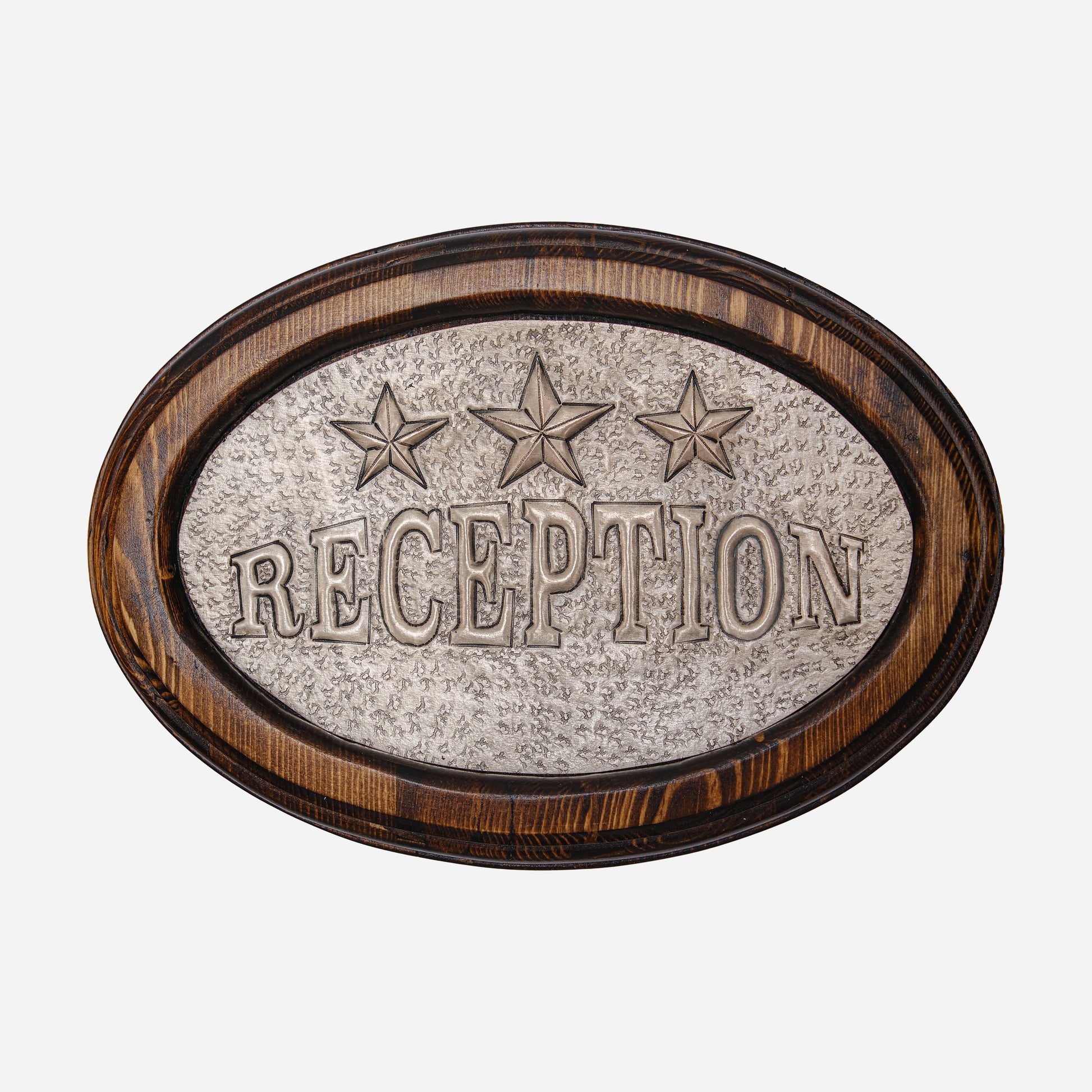 Copper Reception Sign