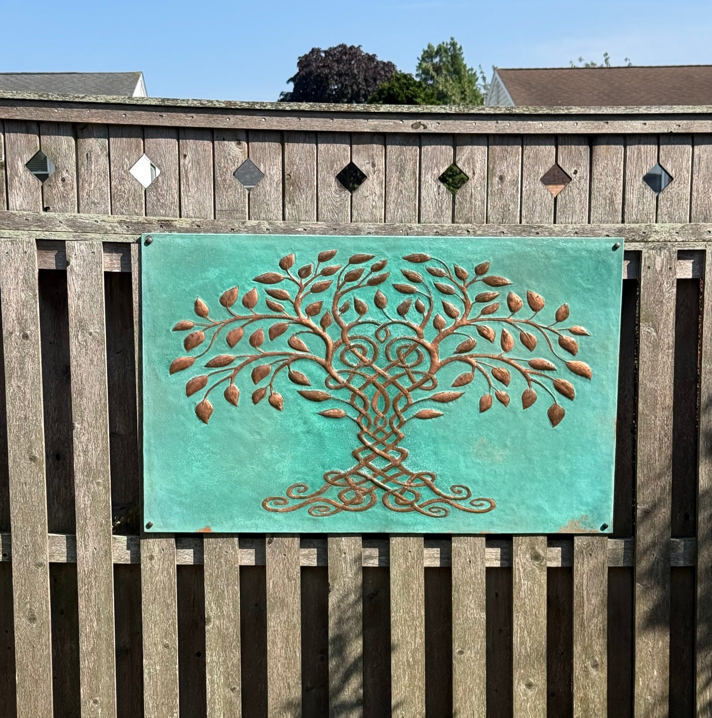 Copper Outdoor Wall Panel
