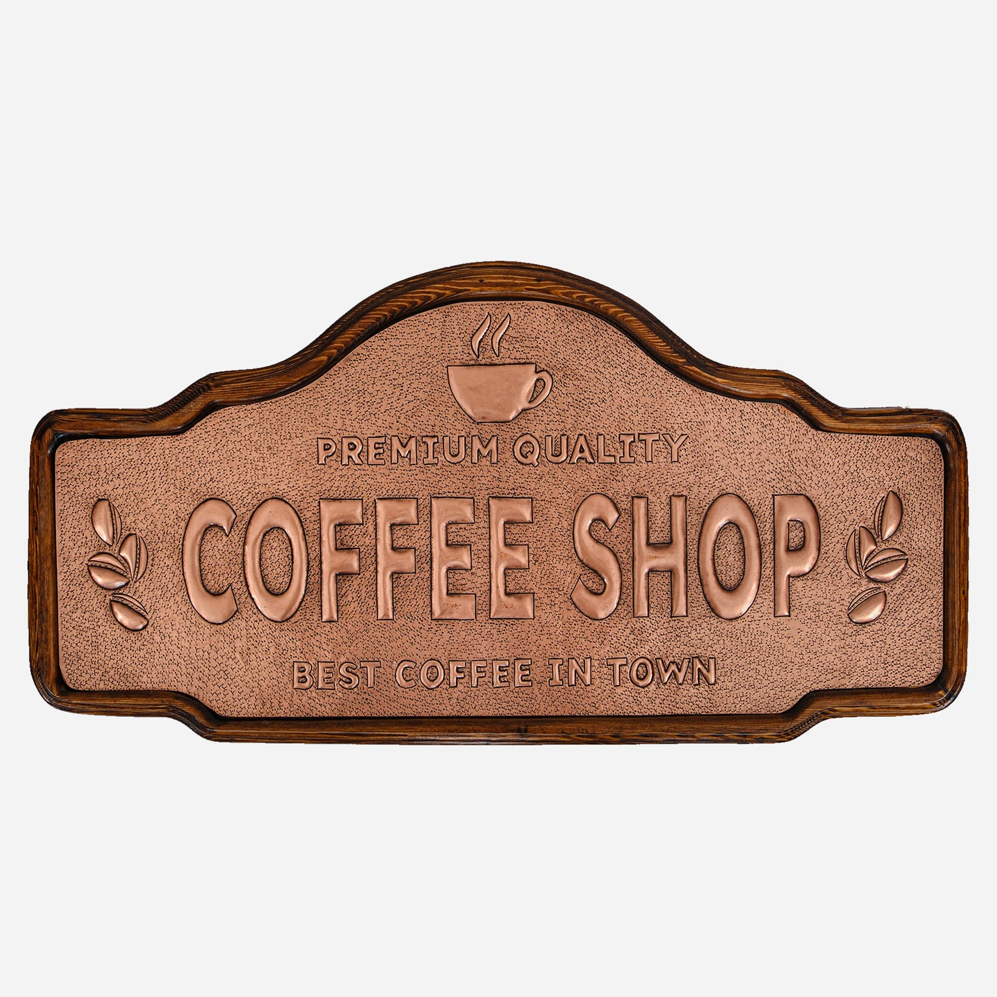 Copper Coffee Shop Sign - Natuross