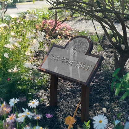 Tree Dedication Sign with Double Stake - Natuross