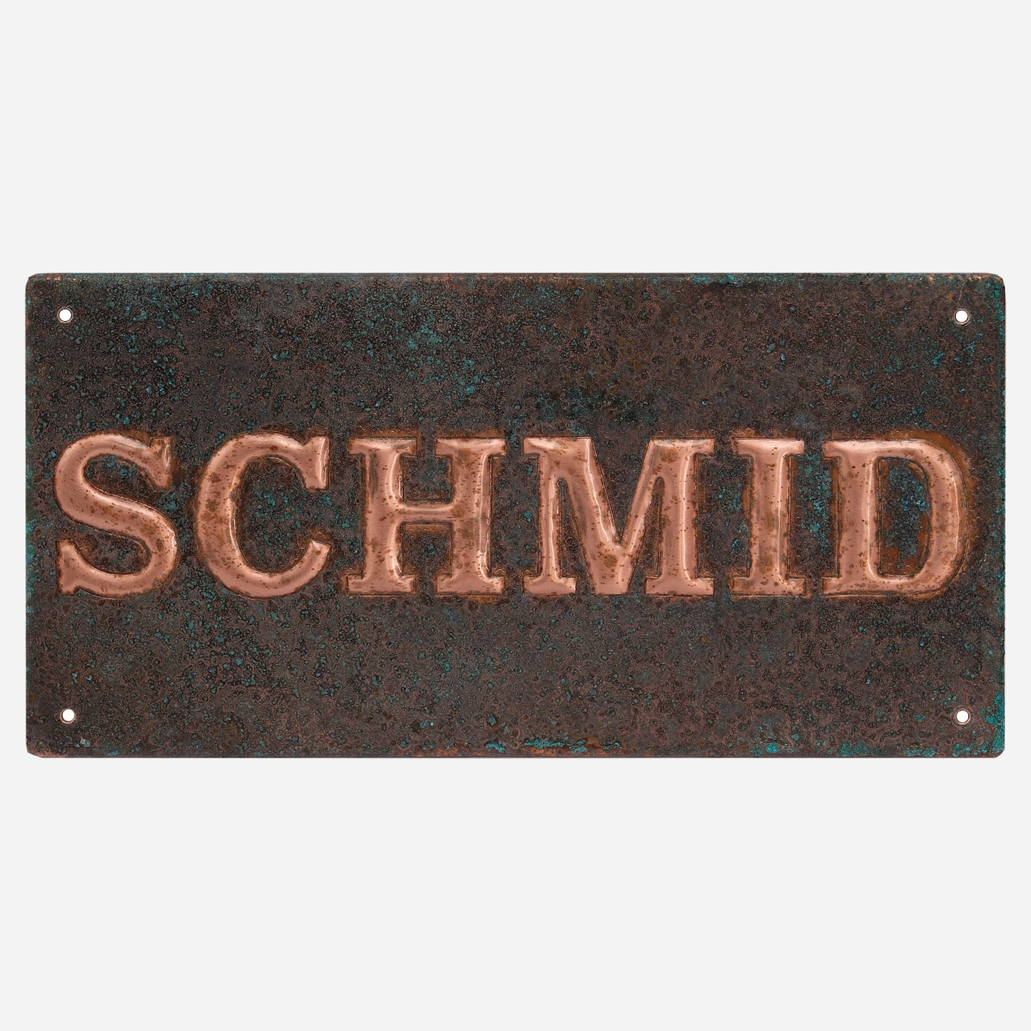 Custom Copper Wall Name Plate - Natuross