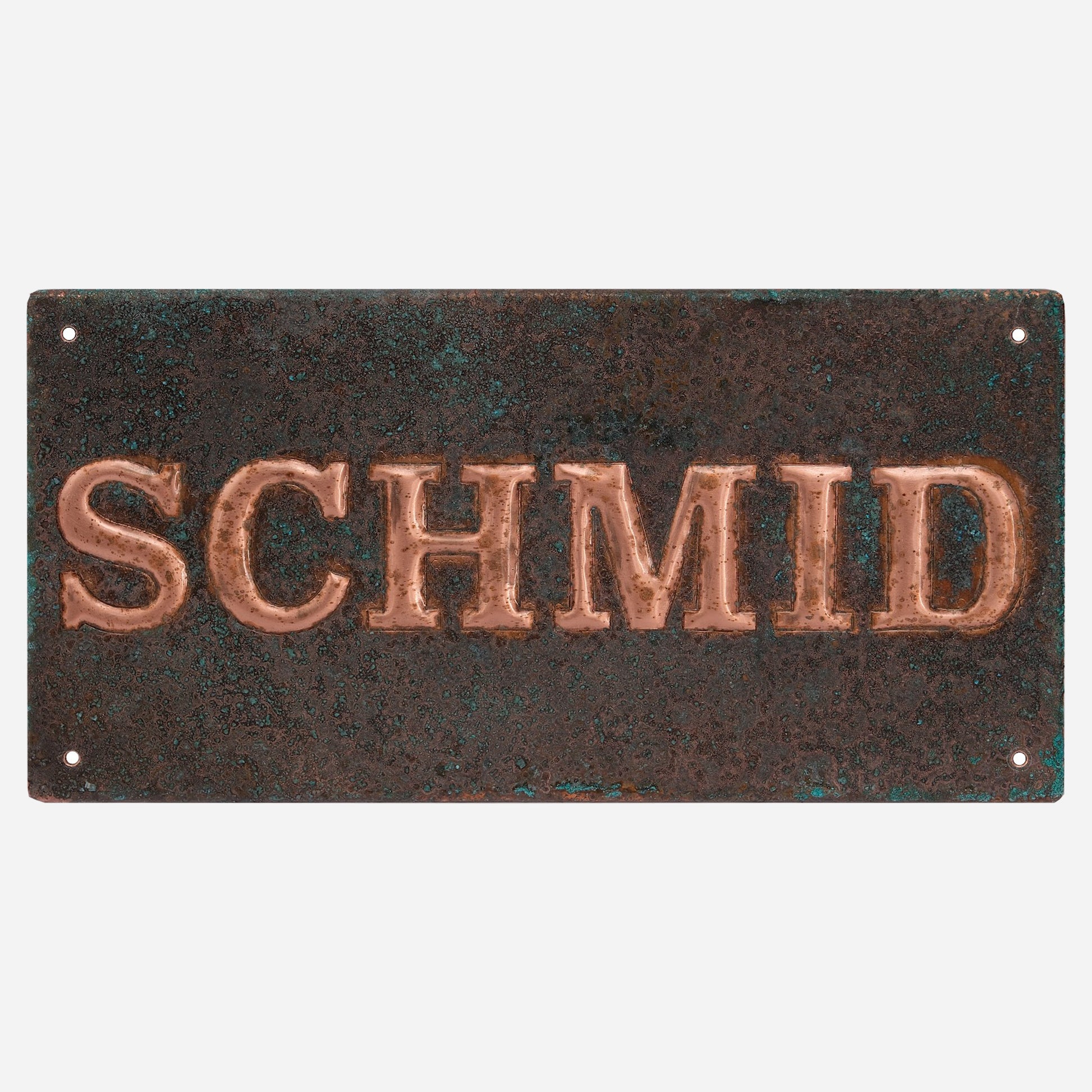 Custom Copper Wall Name Plate - Natuross