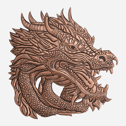 Dragon Copper Wall ArtDragon Copper Wall Art