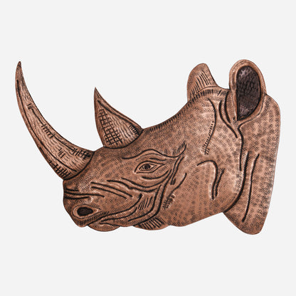 Rhino Copper Artwork