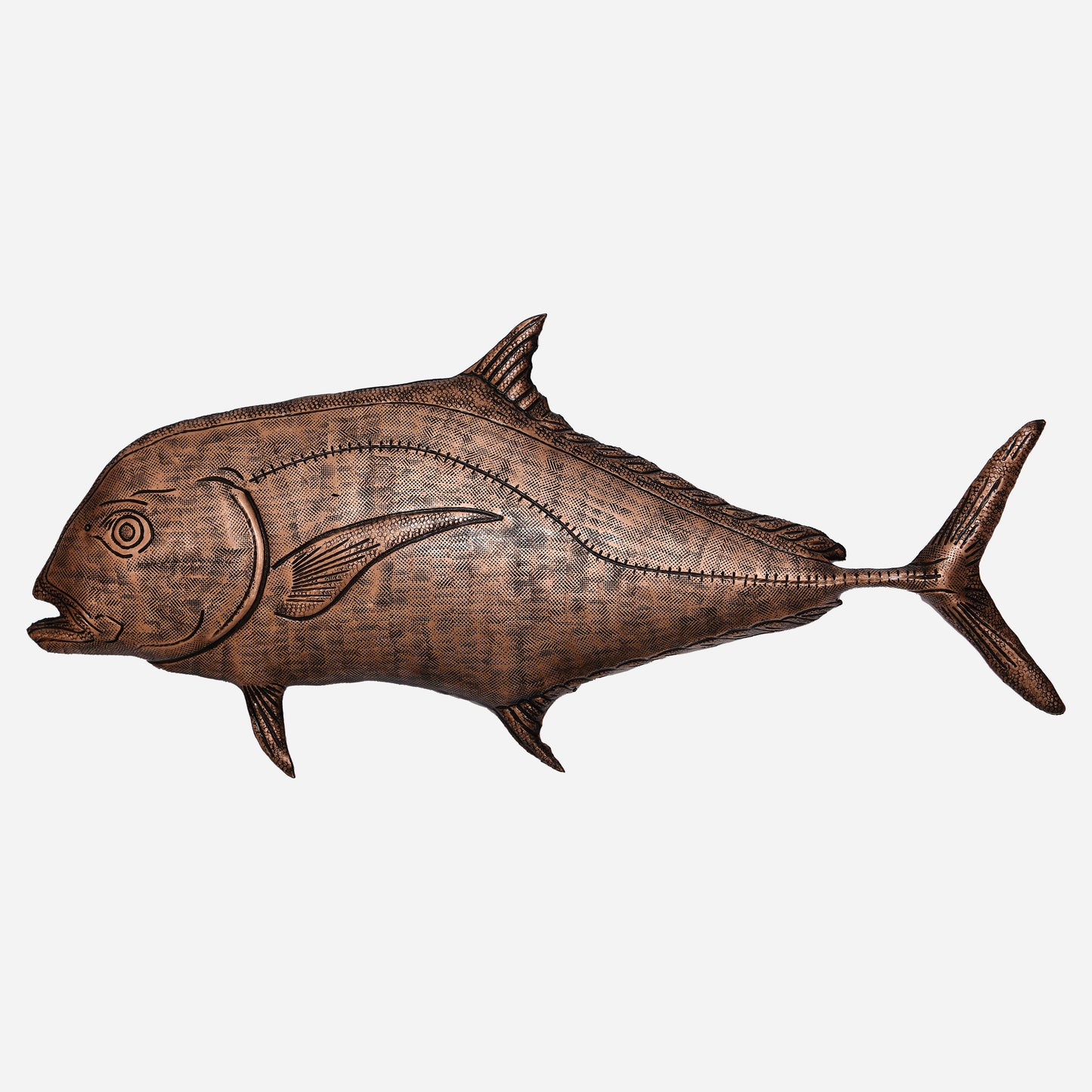 African Pompano Fish Copper Wall Art