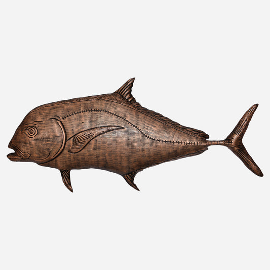African Pompano Fish Copper Wall Art