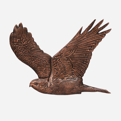 Hawk Copper Wall Art