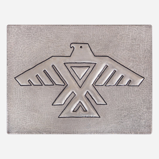 American Eagle Copper Wall Art 11.8x15.8" Gray Patina