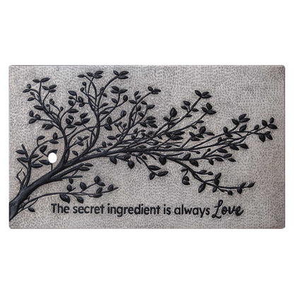 Gray & Black Copper Tree Branches Backsplash | Modern Copper Kitchen Backsplash Panel - Natuross