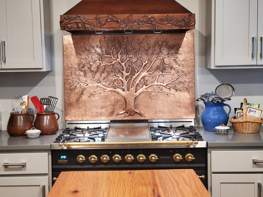 Eternal Tree Copper Backsplash - Natuross