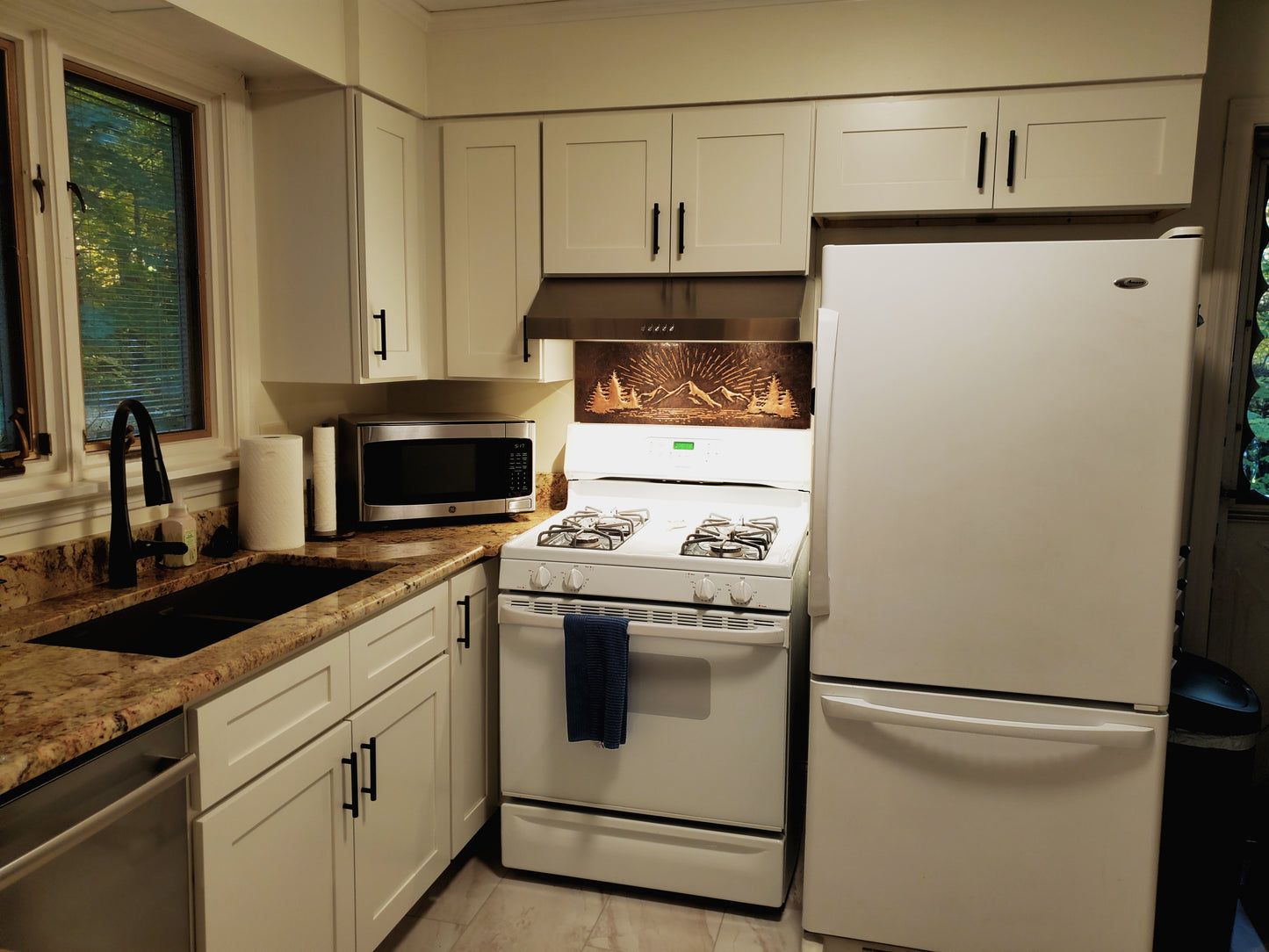 Brown Mountain Sunrise Copper Backsplash