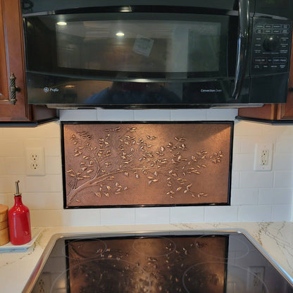 Kitchen Backsplash Tile Tree Branches