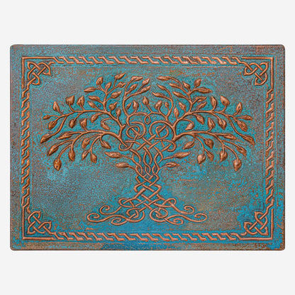 Green Patina Celtic Tree of Life