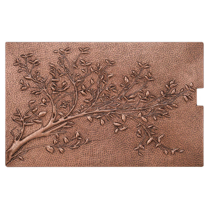 Copper Tree Branches Backsplash | Handmade Rustic Copper Kitchen Wall Art - Natuross