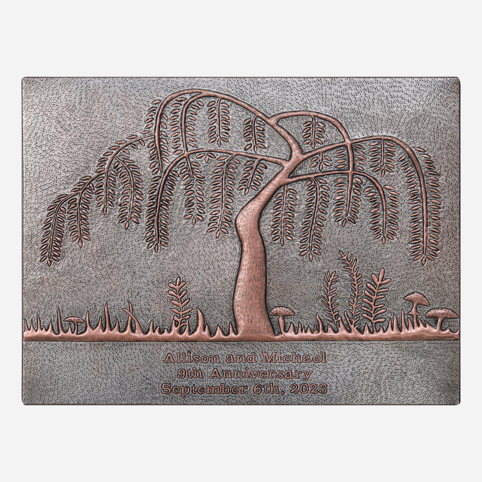 9th Anniversary Gift Willow Tree Sign - Natuross