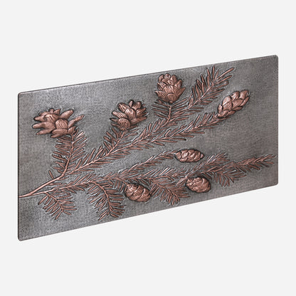 Pine Branch Copper Kitchen Backsplash