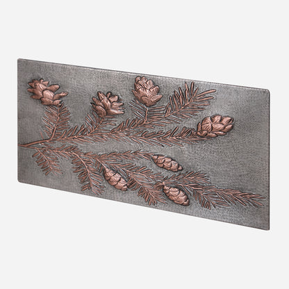 Pine Branch Copper Kitchen Backsplash