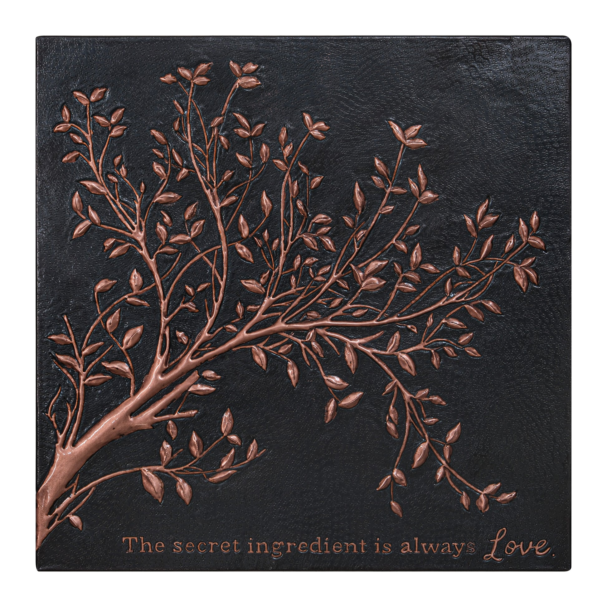 Black Tree Branches Copper Backsplash | Luxury Handmade Modern Copper Kitchen Wall Art - Natuross