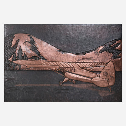 Aviation Scene Copper Panel