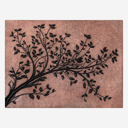 Copper & Black Tree Branches Backsplash | Bold Handmade Copper Kitchen Backsplash Panel - Natuross