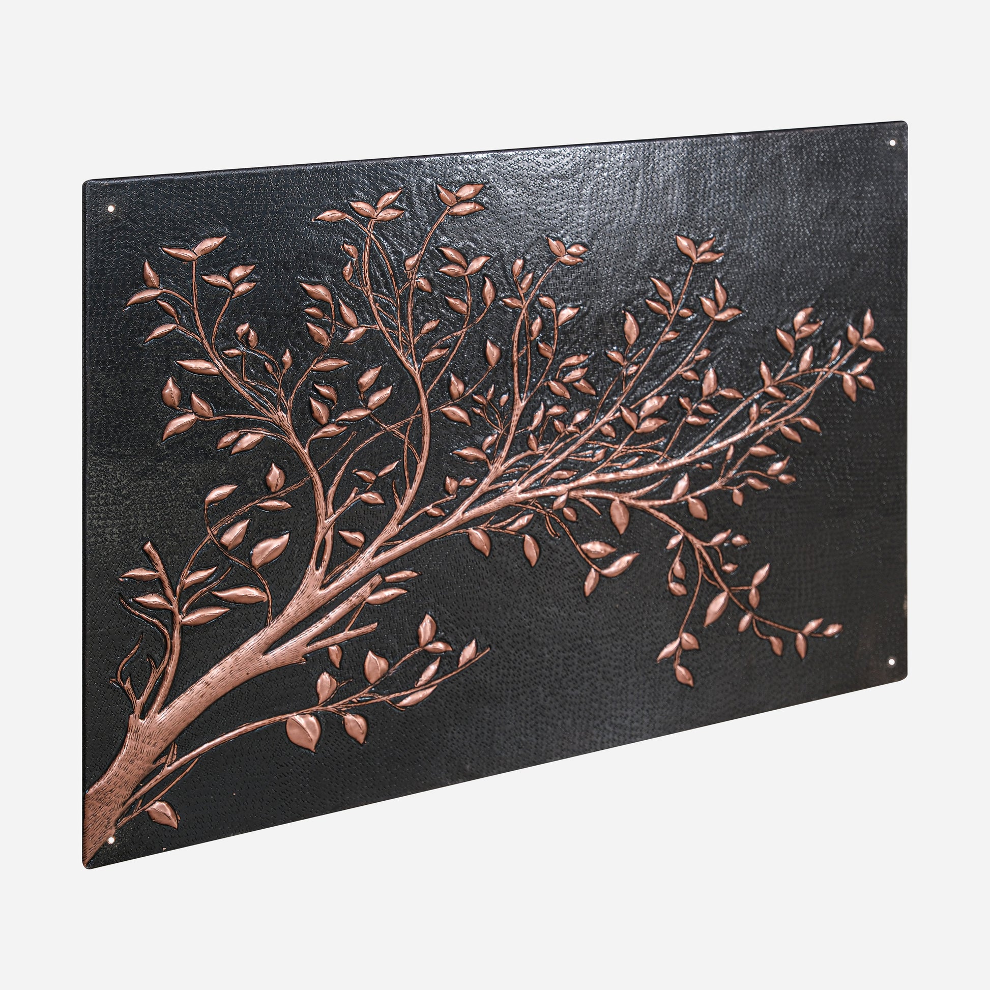 Black Tree Branches Copper Backsplash | Luxury Handmade Modern Copper Kitchen Wall Art - Natuross