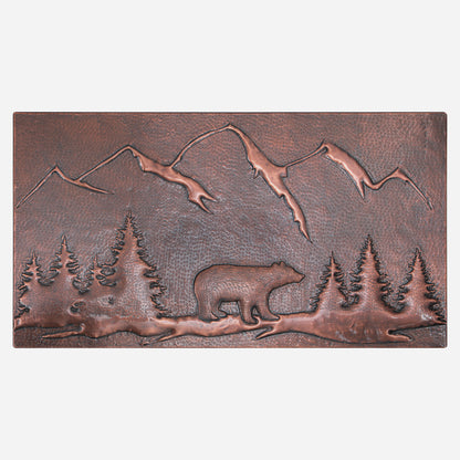 Brown Bear Copper Backsplash