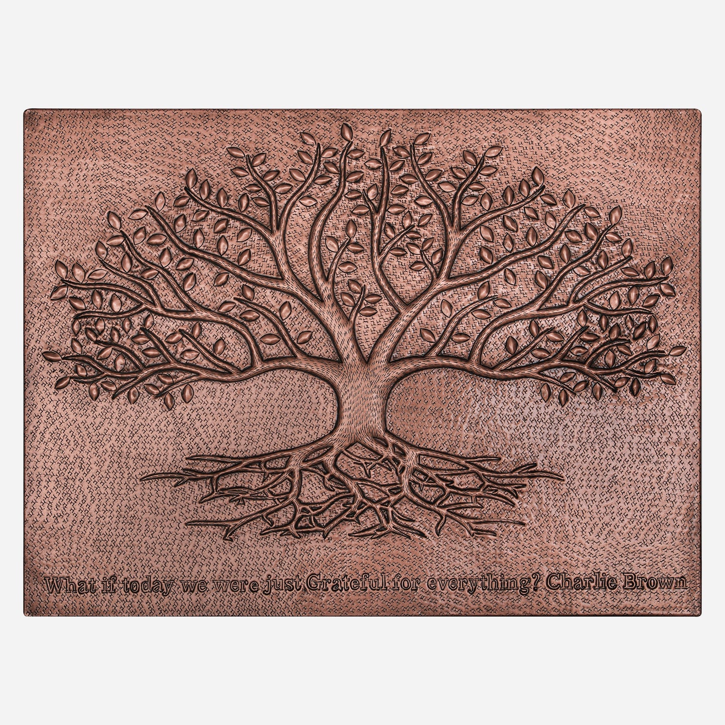 Copper Sign with Sayings (Tree and Roots) - Natuross