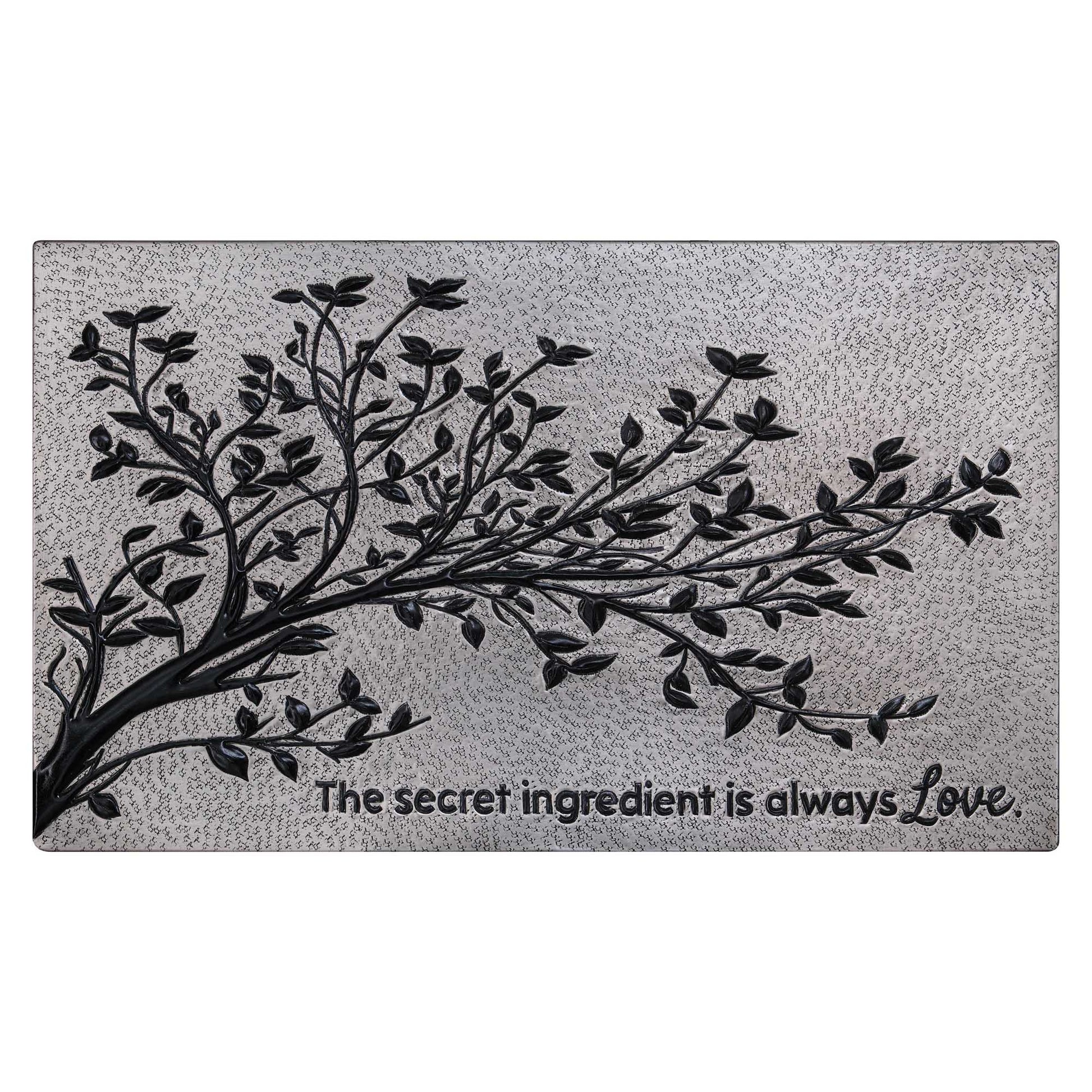 Gray & Black Copper Tree Branches Backsplash | Modern Copper Kitchen Backsplash Panel - Natuross