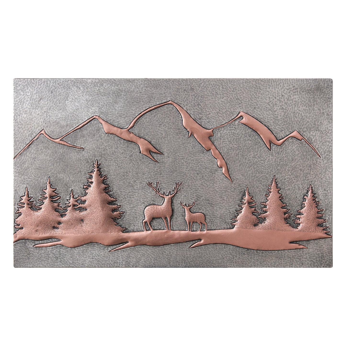 Gray & Copper Deer Backsplash