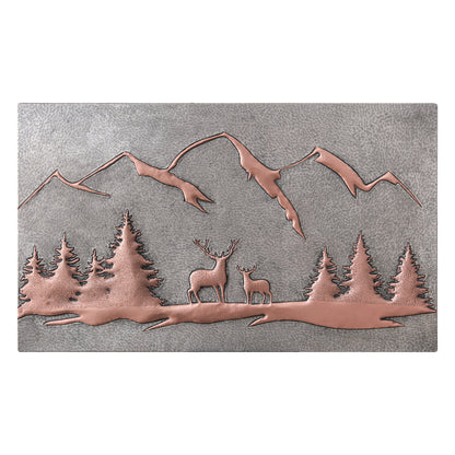 Gray & Copper Deer Backsplash