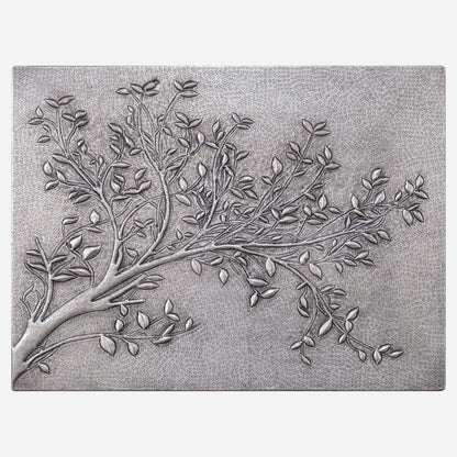 Tree Branches Copper Backsplash Tile 17.8x23.6" Gray Patina - Natuross